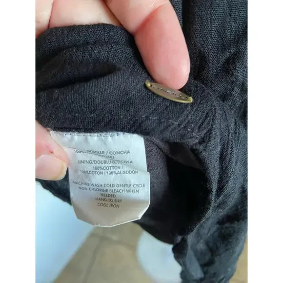 O'Neill Womens Dress Size S Deanna Cut Out Crinkle Lace Medallion Print - Picture 6 of 8